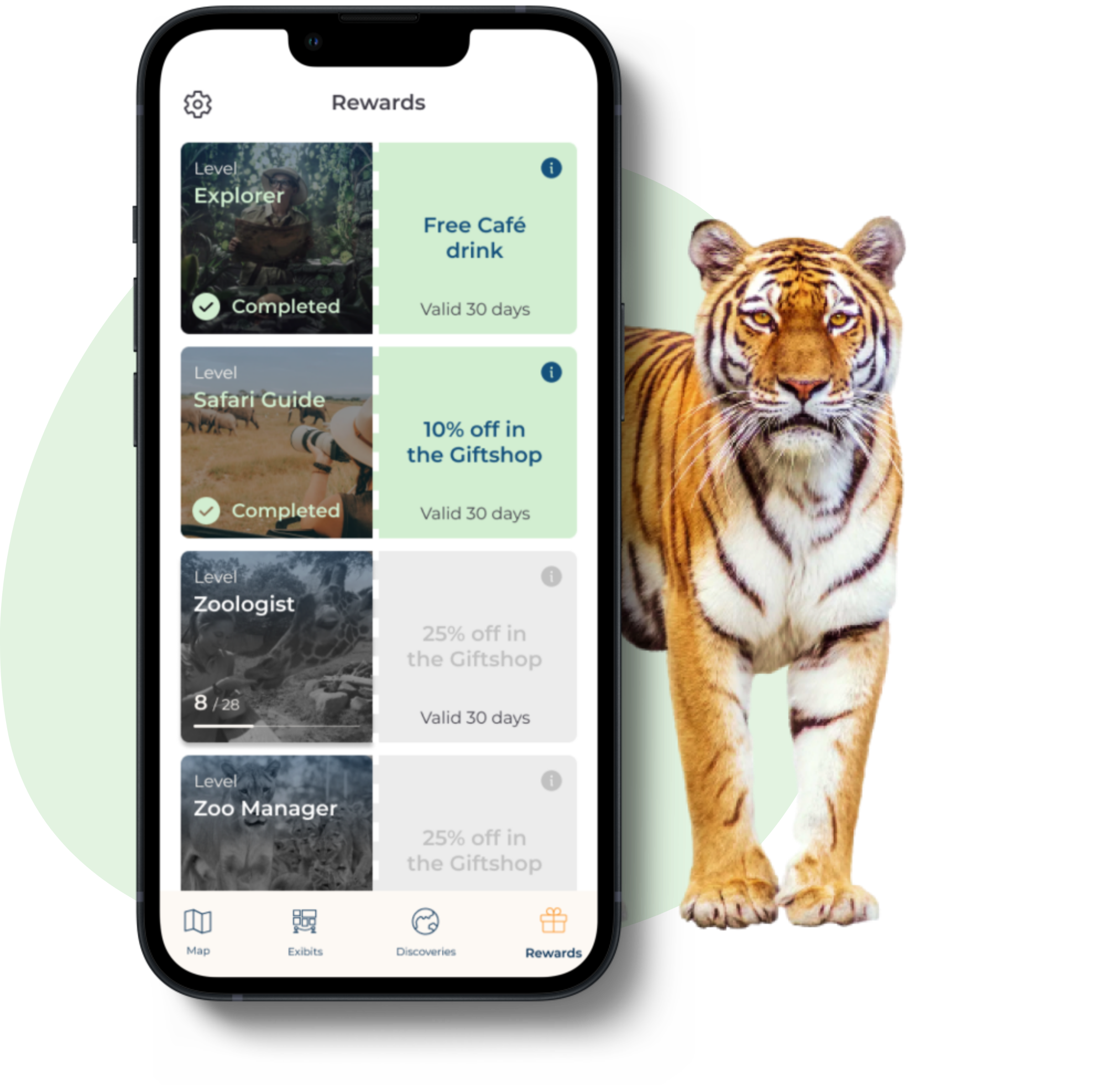 Mobile app for zoos